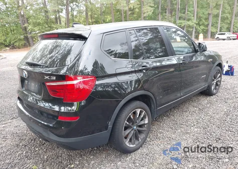2017 BMW X3 xDrive28I из США, поврежденный, VIN 5UXWX9C32H0W70059